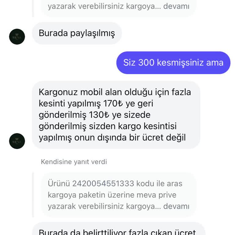İade Sürecinde Ekstra Kargo Ücreti Mağduriyeti
