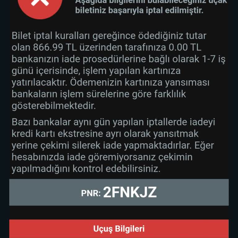 Promosyon Bilet İadesinde Mağduriyet
