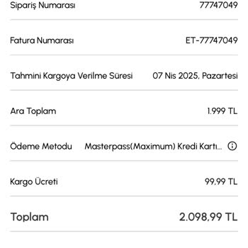 İzinsiz Sipariş Ve Yetersiz Müşteri Hizmetleri