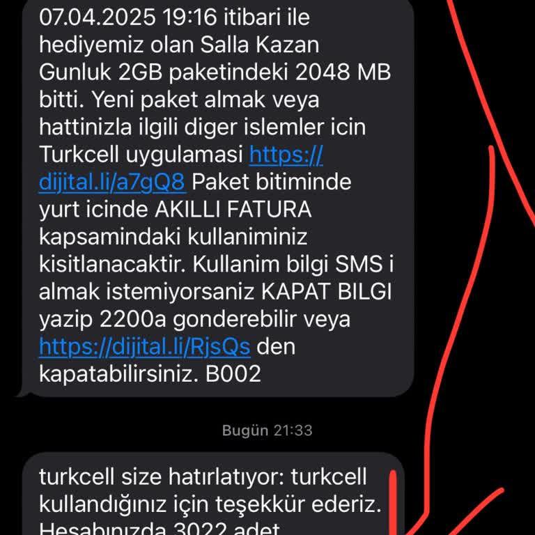 Turkcell Üzerinden Gelen Sahte Mesajla Hesabımdan Para Çekildi