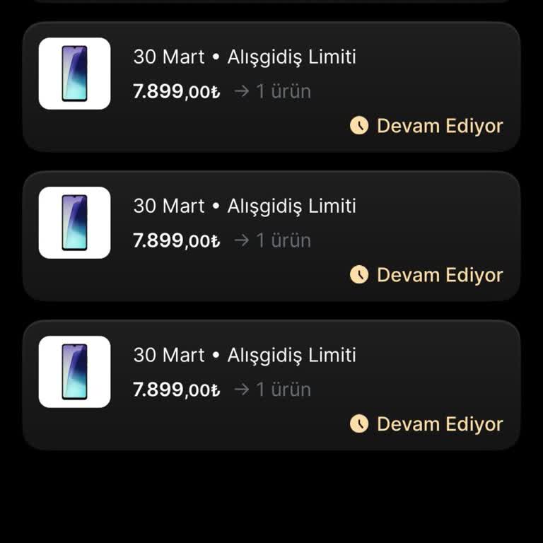 Taksitli Telefon Siparişi Sorunu