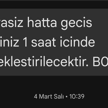 Faturasız Hatta Geçişte Yaşanan Sorun Ve Ekstra Fatura