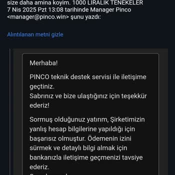 Para Transferi Sorunu Ve Yanıltıcı İletişim