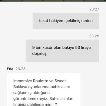 Extrabet'te Beklenmedik Bakiye Düşüşü Ve Sorumluluk Reddi