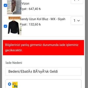 Geciken İade Süreci: Modamping'den Yanıt Bekleyen Müşteri