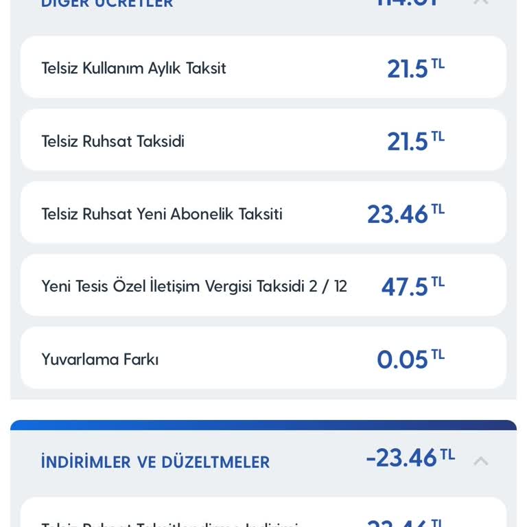 Faturada Beklenmedik Ekstra Ücretler