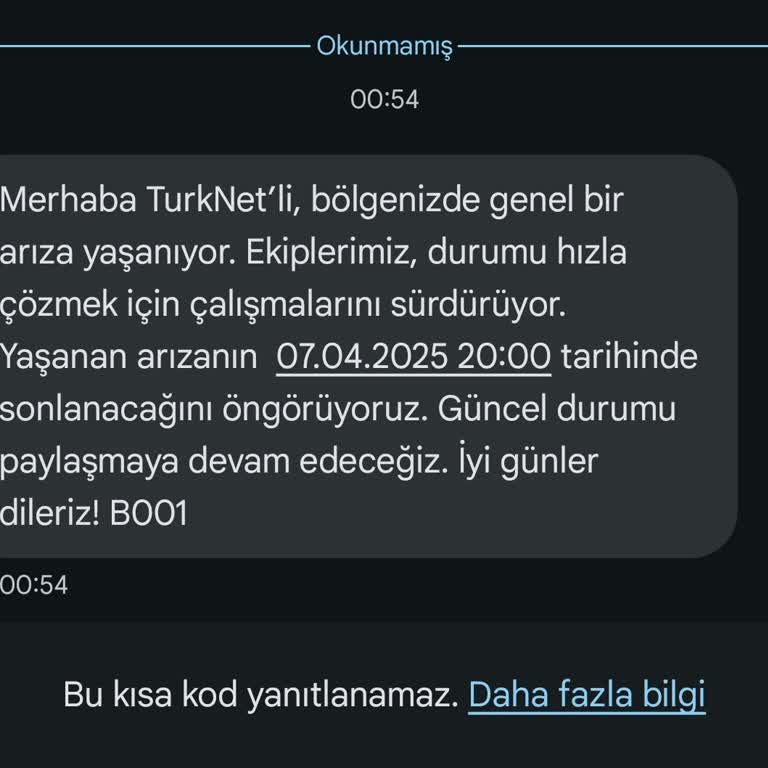 Zaman Makinesiyle Geçmişe Giden Arıza Bildirimi