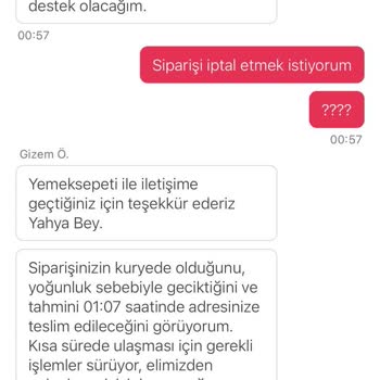 Gece Yarısı Teslim Edilemeyen Sipariş Ve Yetersiz Müşteri Hizmeti