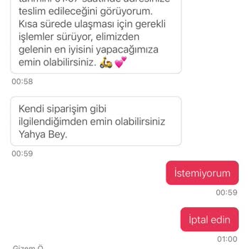 Gece Yarısı Teslim Edilemeyen Sipariş Ve Yetersiz Müşteri Hizmeti