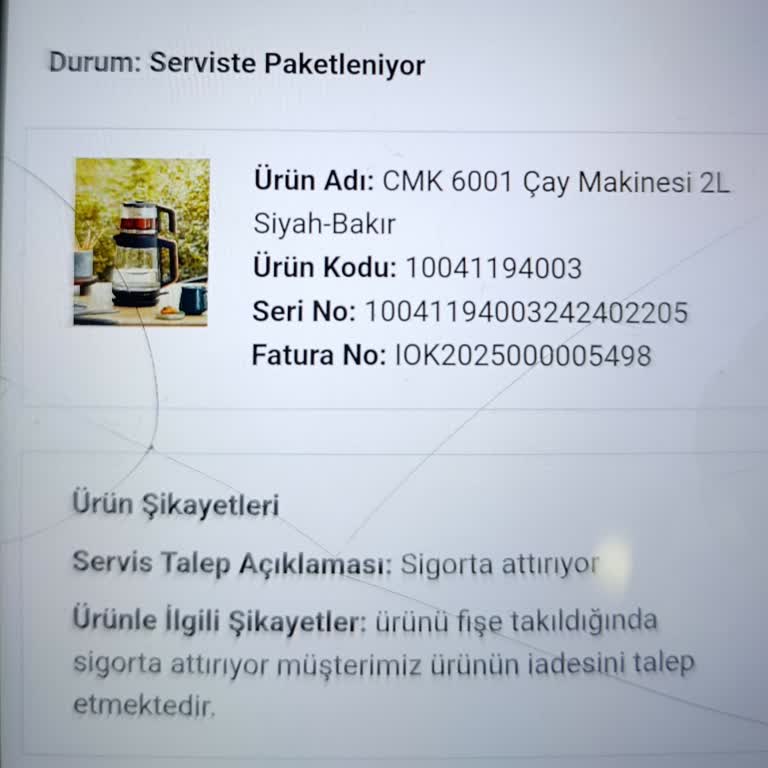 Çay Makinesi Kabusu: İade Krizi