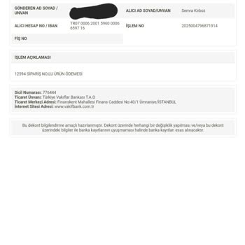 Zoompet'ten Sipariş İptali Ve İade Sorunu