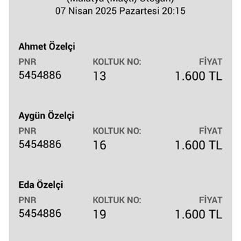 Yanlış Bilet Yüzünden Mağduriyet