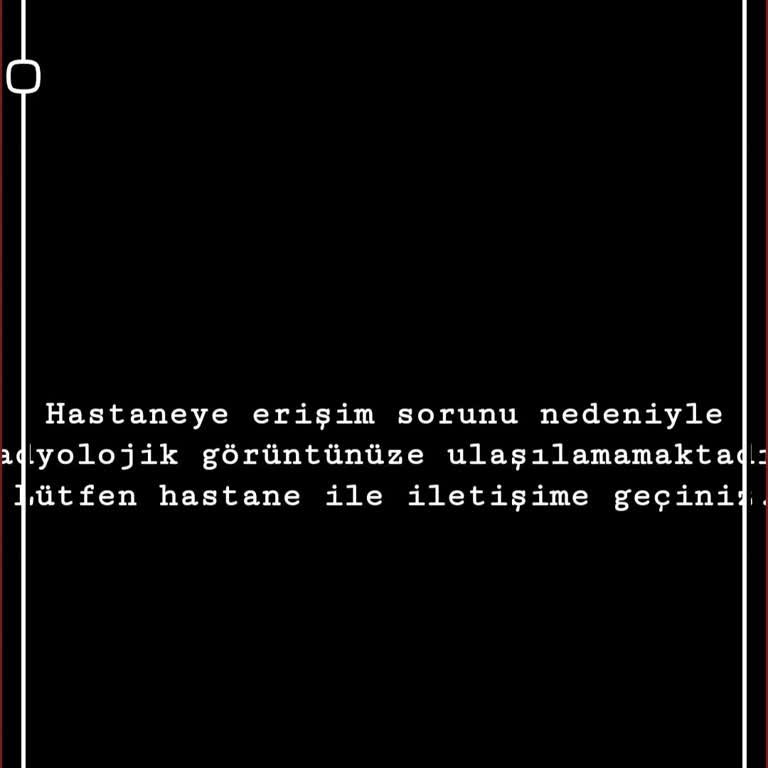 Hastane Radyoloji Görüntülerinin Gizemli Kayboluşu