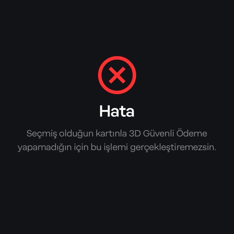 Papara 3D Güvenli Ödeme Sorunu İle Karşılaşıyorum!