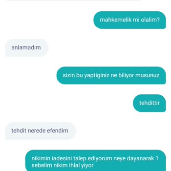 Keyfi Hesap Silme Ve Para İadesi Talebi