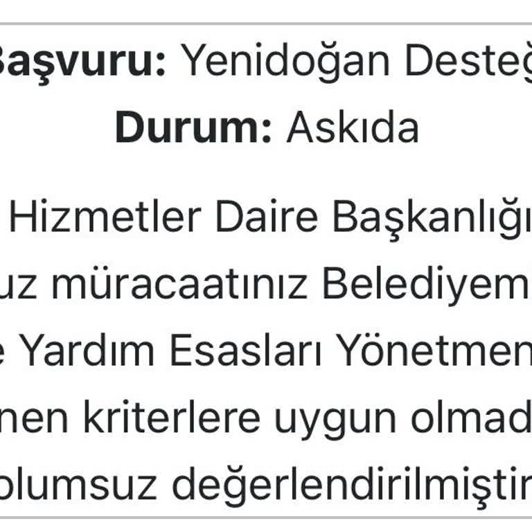 Sosyal Yardım Başvurusunda Adalet Arayışı