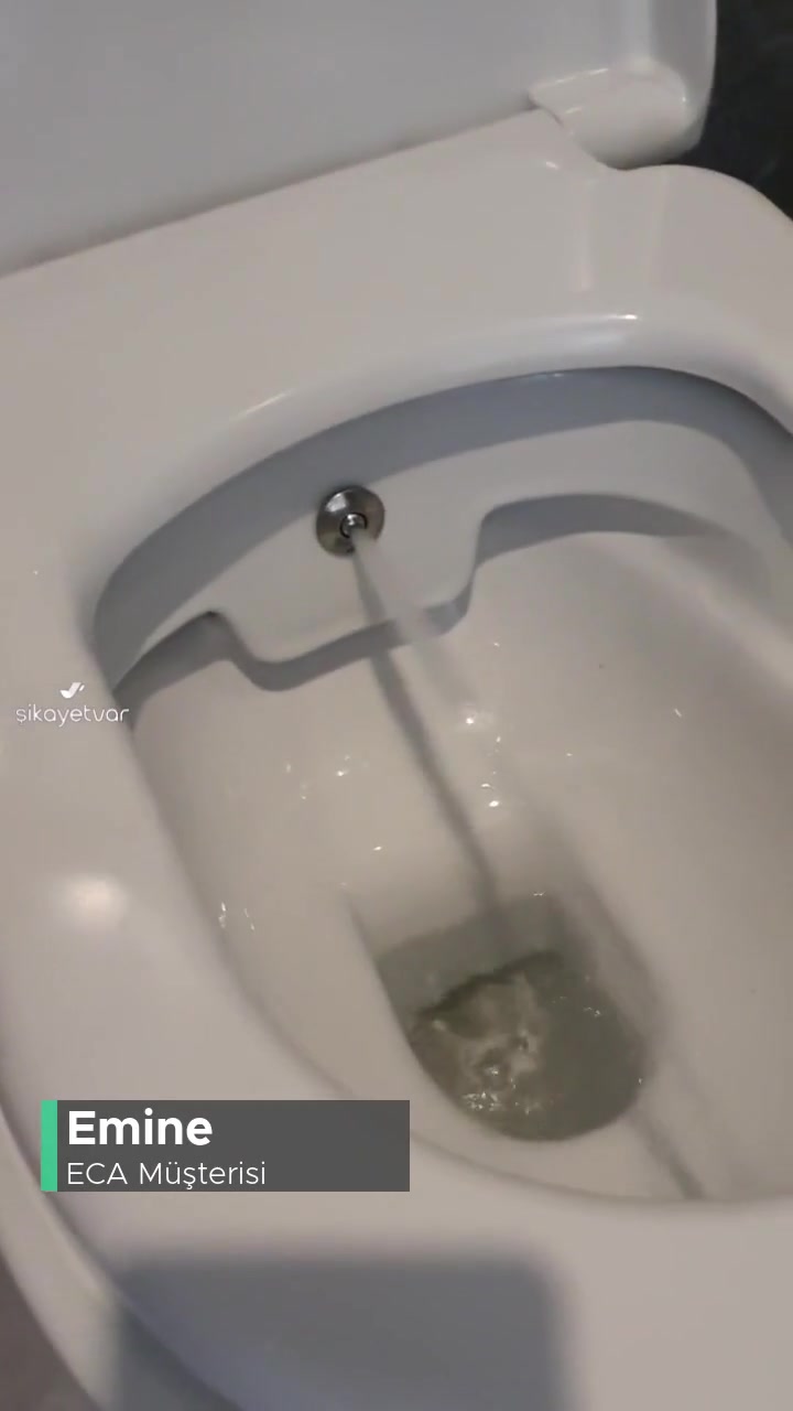 ECA Serel Marka Kanalsız Klozet Suyu Dışarı Atıyor videonun kapak resmi