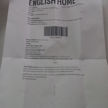 Kusurlu Ürün Ve İlgisiz Hizmet