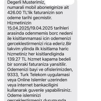 TTNET'in Çifte Fatura Çilesi