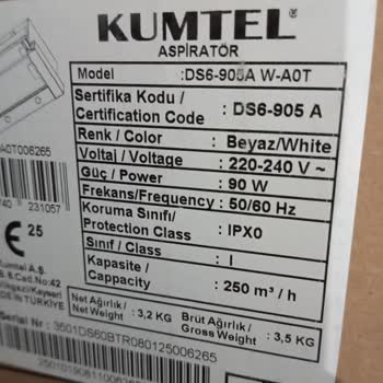 Kumtel Aspiratör Ve Eksik Parçalar Sorunu!