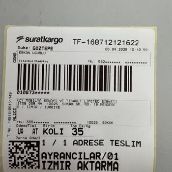 Sürat Kargo'da İletişim Ve Hizmet Sorunları