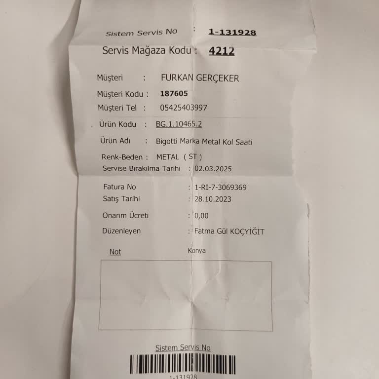 Garanti Sürecinde Kayıp Saat Ve İletişim Sorunu