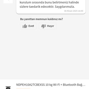 Hoover Kurutma Makinesi Aparat Sorunu