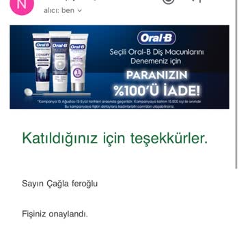 Oral-B Para İade Kampanyasında Gecikme
