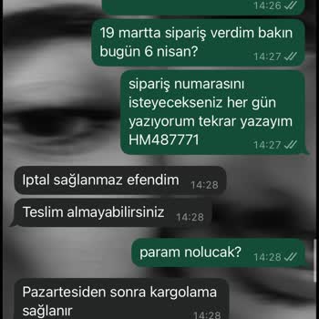 Hepsimoda'dan Sipariş Edilen Etek Hala Kargoya Verilmedi