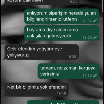 Hepsimoda'dan Sipariş Edilen Etek Hala Kargoya Verilmedi