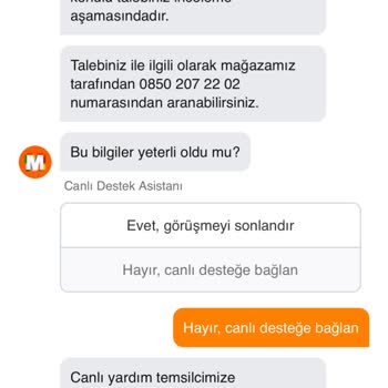 Migros Siparişimde Küflü Ürün Ve Yetersiz Müşteri Hizmeti