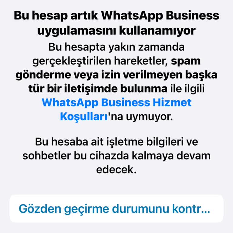 Haksız Hesap Kapatma Şoku!