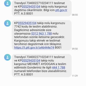 PTT Kargo Teslimat Sorunu Ve Müşteri Hizmetleri Şikayeti