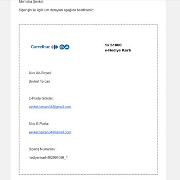 Carrefour SA Dijital Kart Kodunun Aniden Erişime Kapatılması