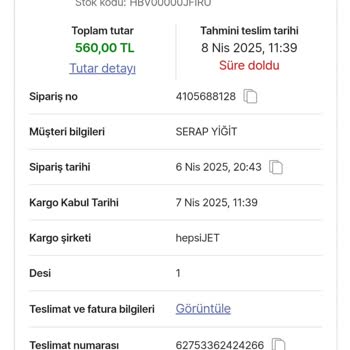 Hepsijet Kargo Desi Sorunu: Sürekli Yanlış Hesaplama