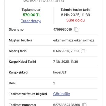 Hepsijet Kargo Desi Sorunu: Sürekli Yanlış Hesaplama