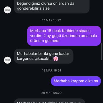 Sipariş Verip Beklemekten Yorgun Düştüm