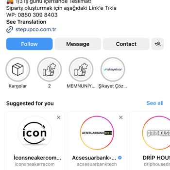 StepUp | stepupp.com.tr Bir Haftadır Beklenen Teslimat Ve Sessiz Müşteri Hizmetleri!