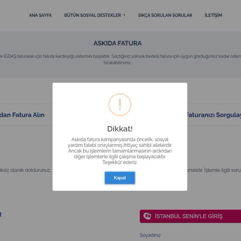 İBB Sosyal Yardım Başvurum Neden Cevaplanmıyor?