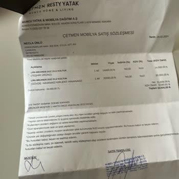 Çizik Koltuk Takımı Ve İlgisiz Müşteri Hizmetleri