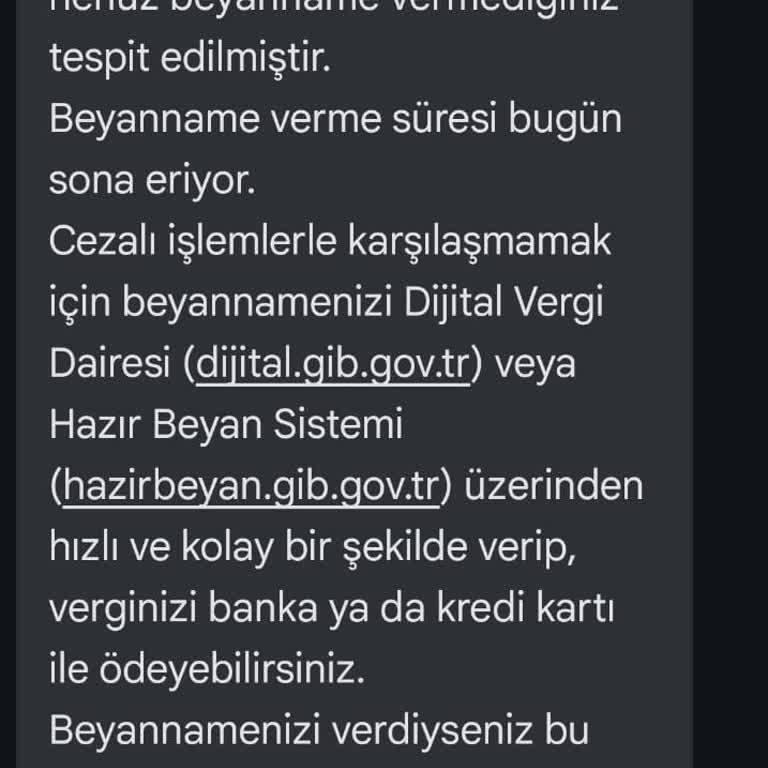 Gelir İdaresi'nden Anlaşılmaz Mesajlar