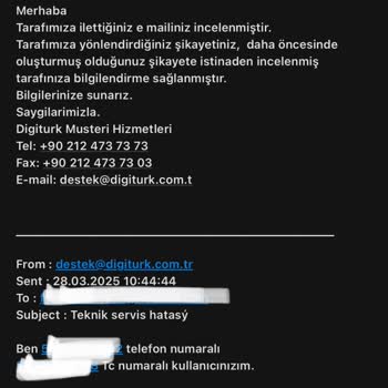 Digiturk'te Yanlış Abone Tanımlaması Ve Çözülmeyen Sorunlar