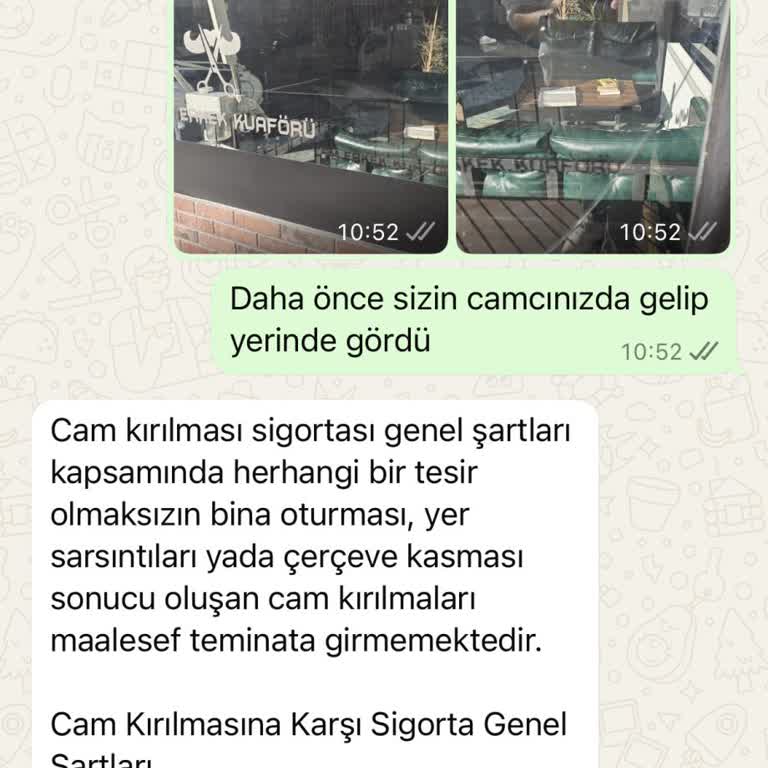 Sompo Sigorta Cam Hasarını Karşılamıyor