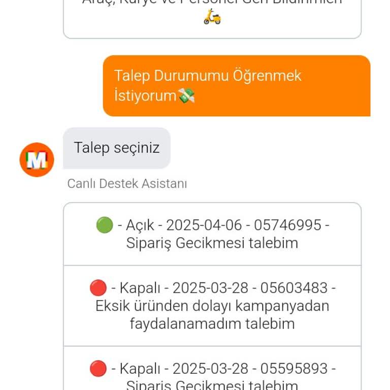 Migros'ta Hızlı Teslimat Ve Müşteri Hizmetleri Sorunu