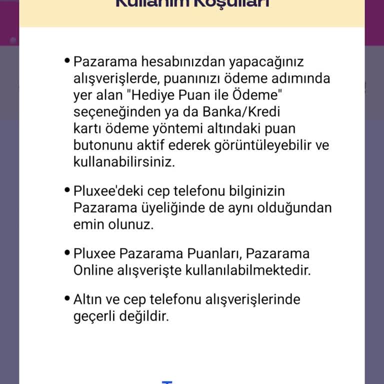 Pluxee Hediye Hesabımda Yanıltıcı Bilgilendirme