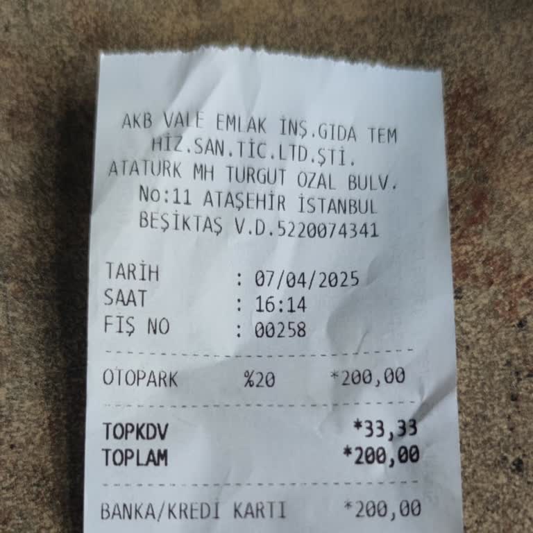 Acıbadem Hastanesi Otopark Ücreti Şikayeti