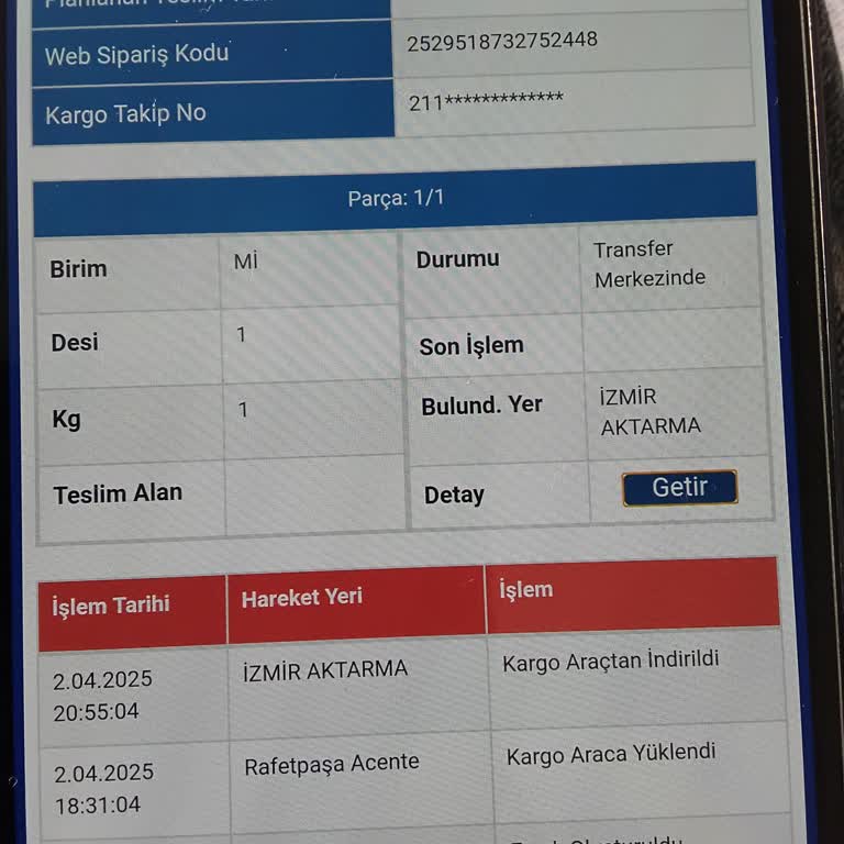 İzmir Aktarma Merkezinde Bekleyen Kargo Sorunu