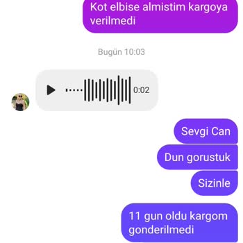 Kargoya Verilmeyen Ürün Ve Şüpheli Geri Bildirim