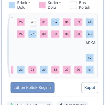 Nuhoğlu Karadeniz Yanlış Aktarma Ve Koltuk Sorunu