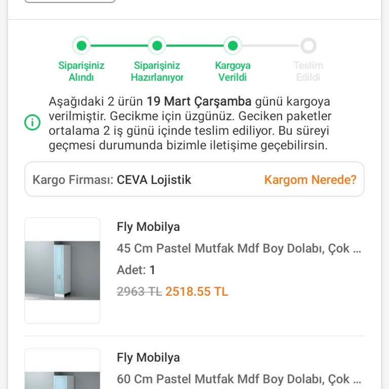 Teslim Edilmeyen Mutfak Mobilyası Ve İletişim Sorunları